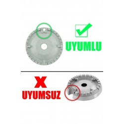 Termikel Marka Ocaklar ile Uyumlu Ankastre Set Üstü Ocak Bek Takımı ve Cezve Aparatı