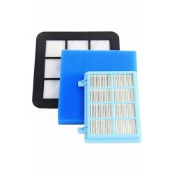 Philips Uyumlu FC 9330 PowerPro City Kutulu Hepa Filtre Seti