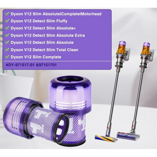 Dyson Uyumlu V12 Detect Dik Süpürge Hepa Filtre